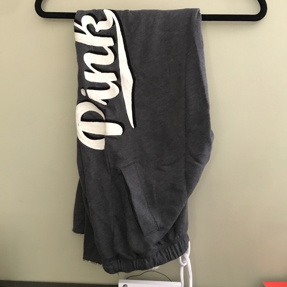 Grey Pink sweatpants